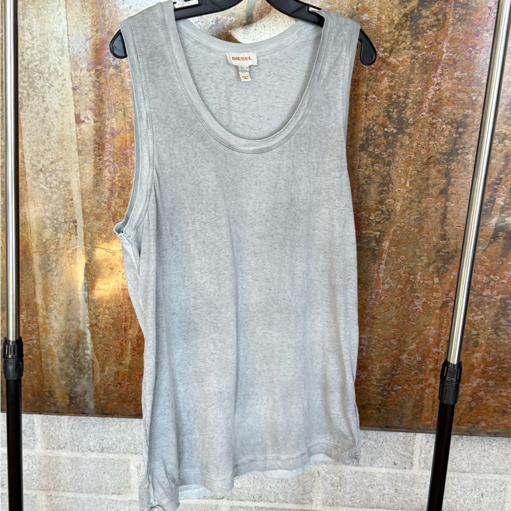 Diesel Light Gray Tank Top